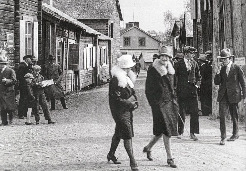 kyrkstad Kyrkhelg i Gammelstad, Luleå, 1928